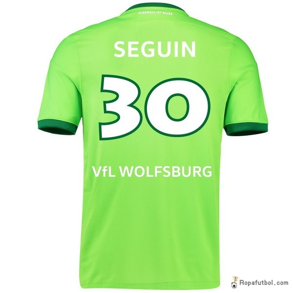 Camiseta VfL Wolfsburgo Replica Primera Ropa Seguin 2016/17 Verde